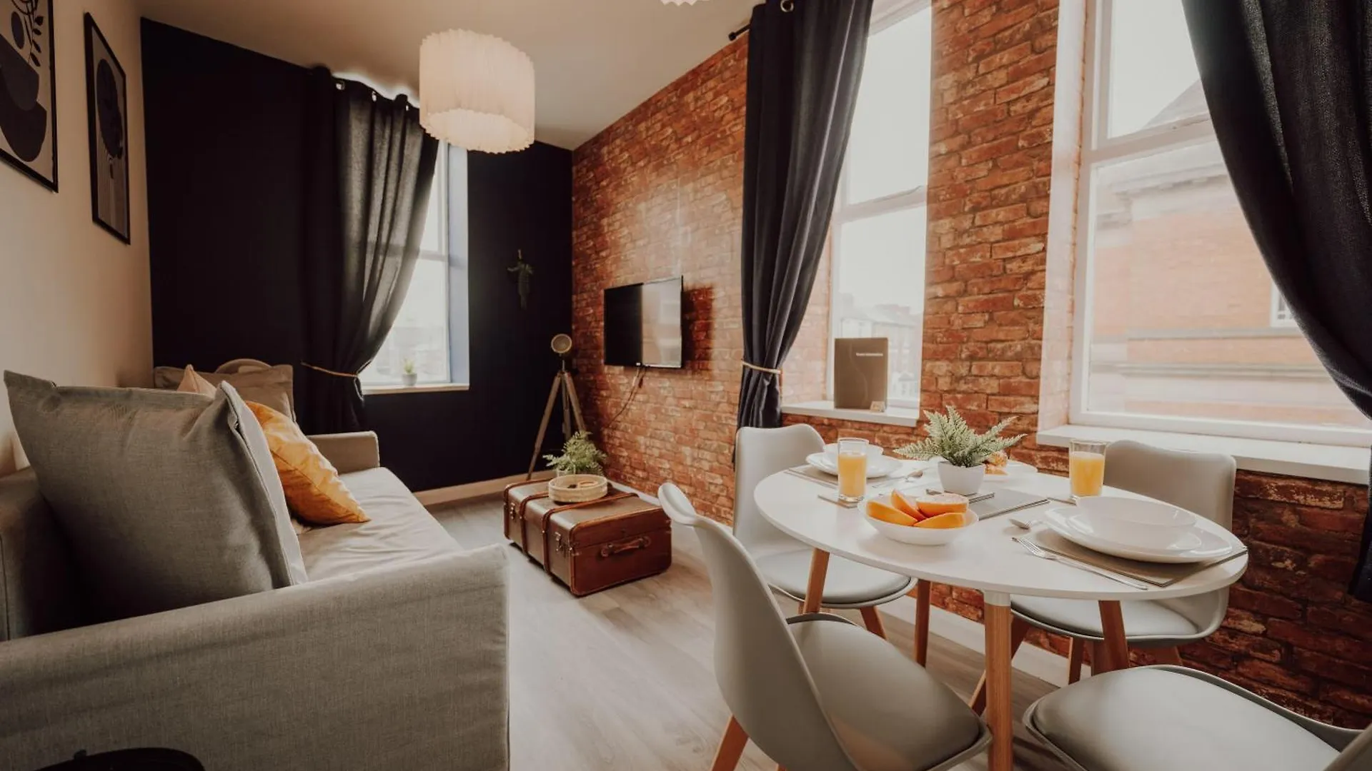 Apartament City Apartment, Sleeps 4, Sofa Bed, Free Parking, Central Nottingham Wielka Brytania